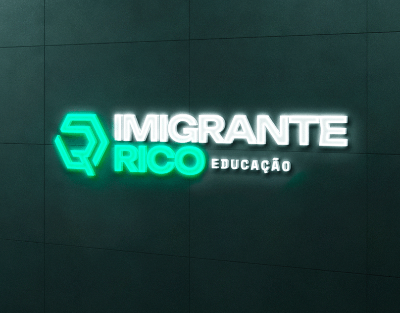 Capa do projeto Imigrante Rico Educação USA no Behance